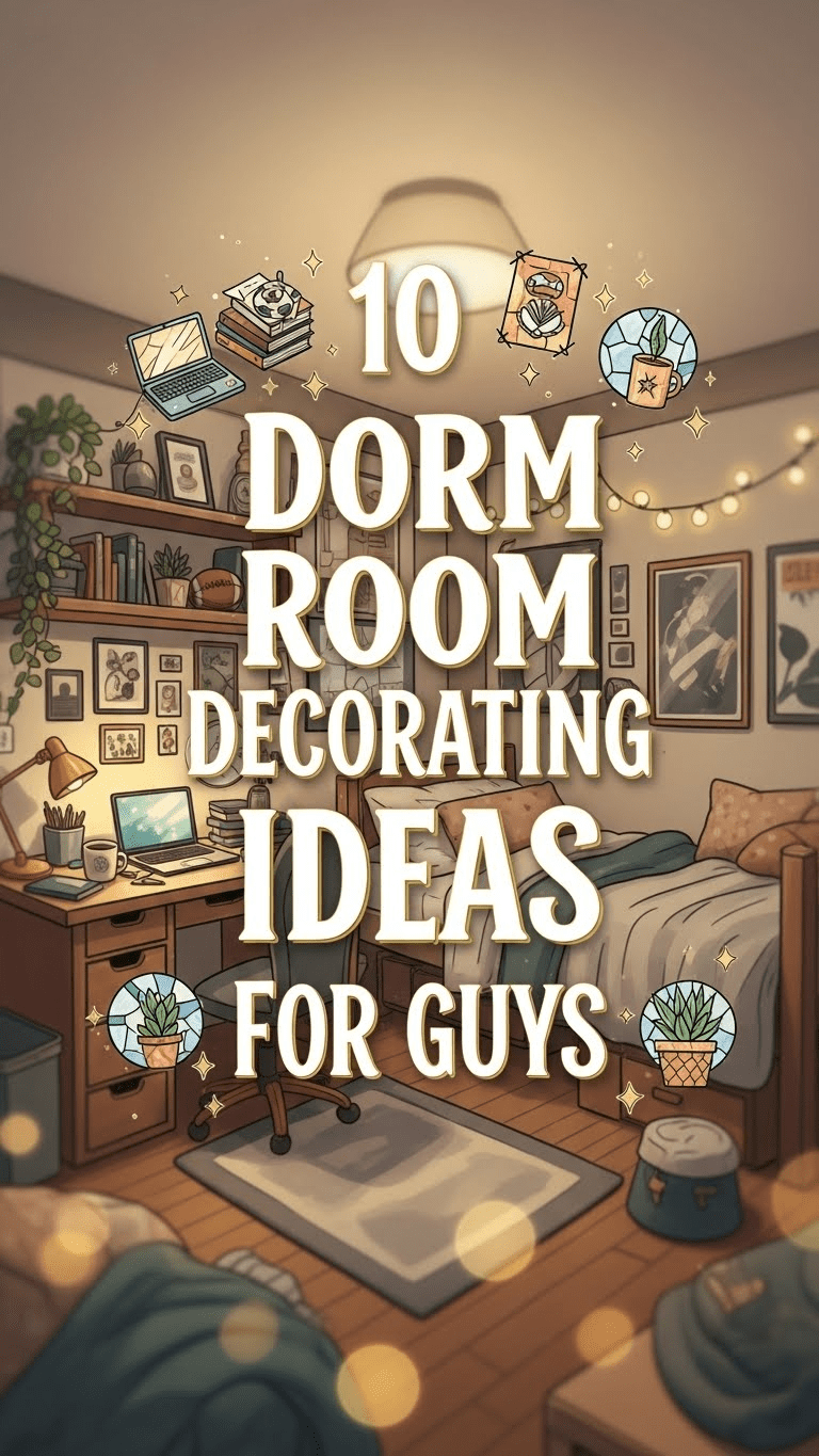 10 Dorm Room Decorating Ideas For Guys