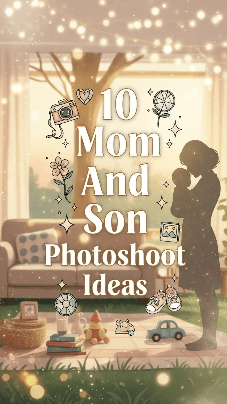 10 Mom And Son Photoshoot Ideas